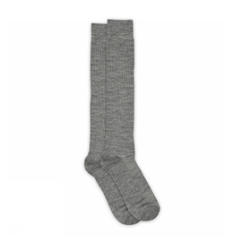 MP Denmark Katrine Knee Socks - Grey Melange 37/39 hos parfumerihamoghende.dk 